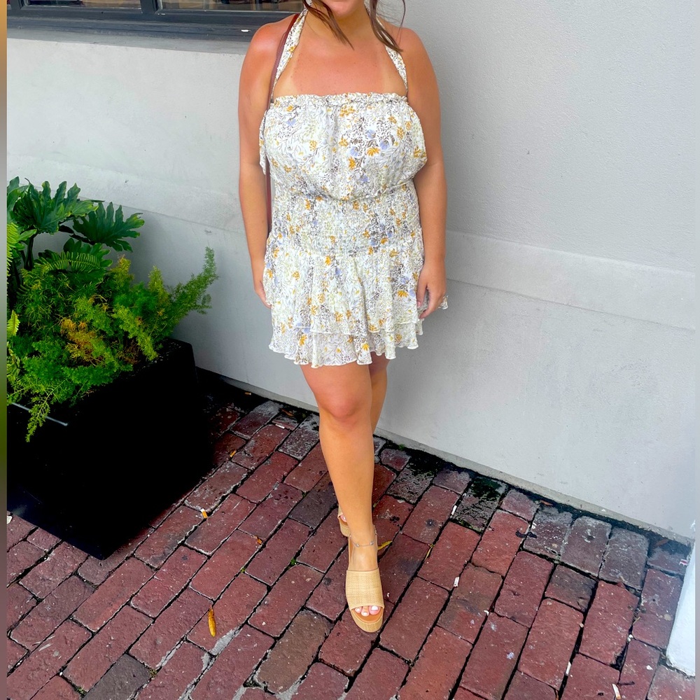 Ruffled romper